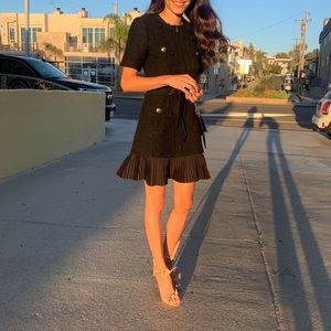 Sandro tweed mini dress